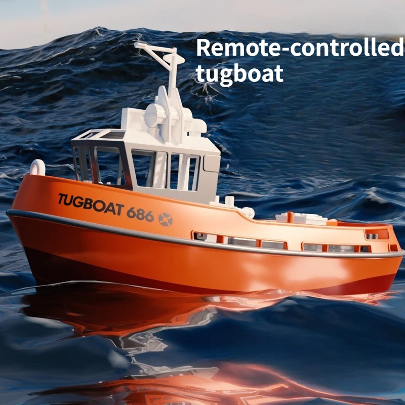 Fernbedienung Boot 1:72 Volle Skala Simulation Schlepper Dual Motor Port Betrieb Schlepper RC Spielzeug Modell Jungen Wasser Spielzeug