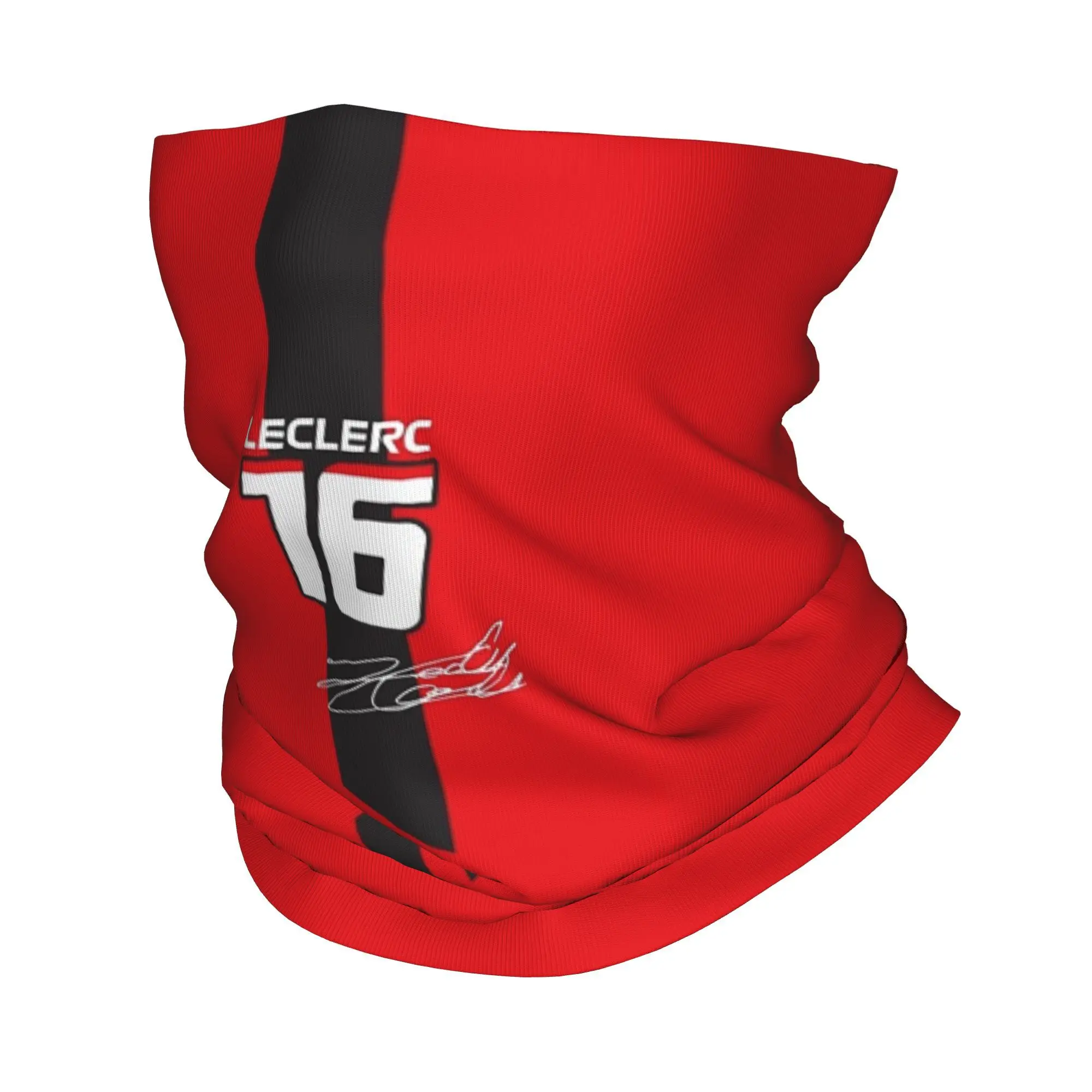 

F1 Charles Leclerc бандана, гетры с принтом, маска, шарф, теплая повязка на голову для бега для мужчин, женщин, взрослых, зима