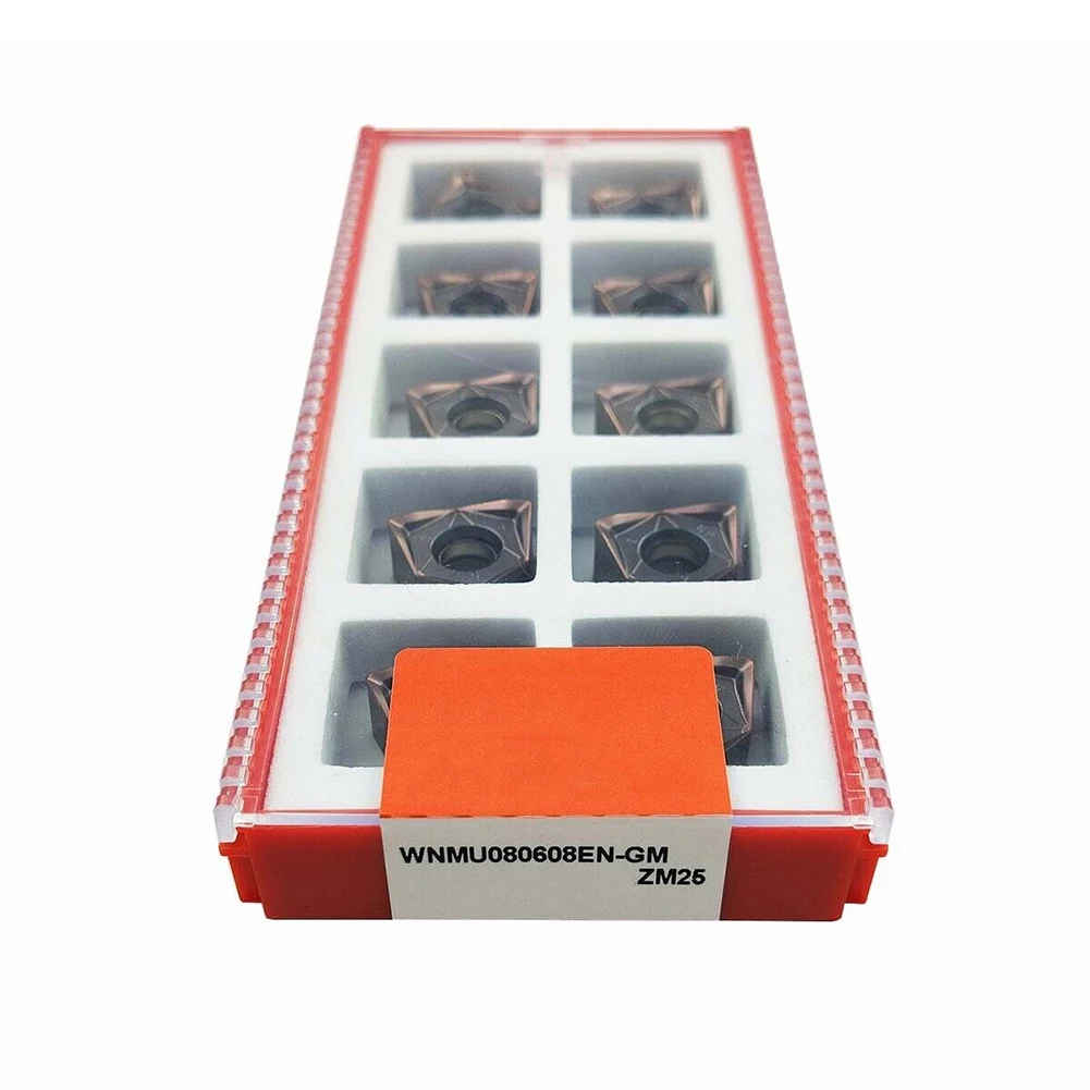 

WNMU080608EN-M CNC Carbide Inserts Industrial Machining Convenient Blade Replacement Finishing Process Large-scale Cutting