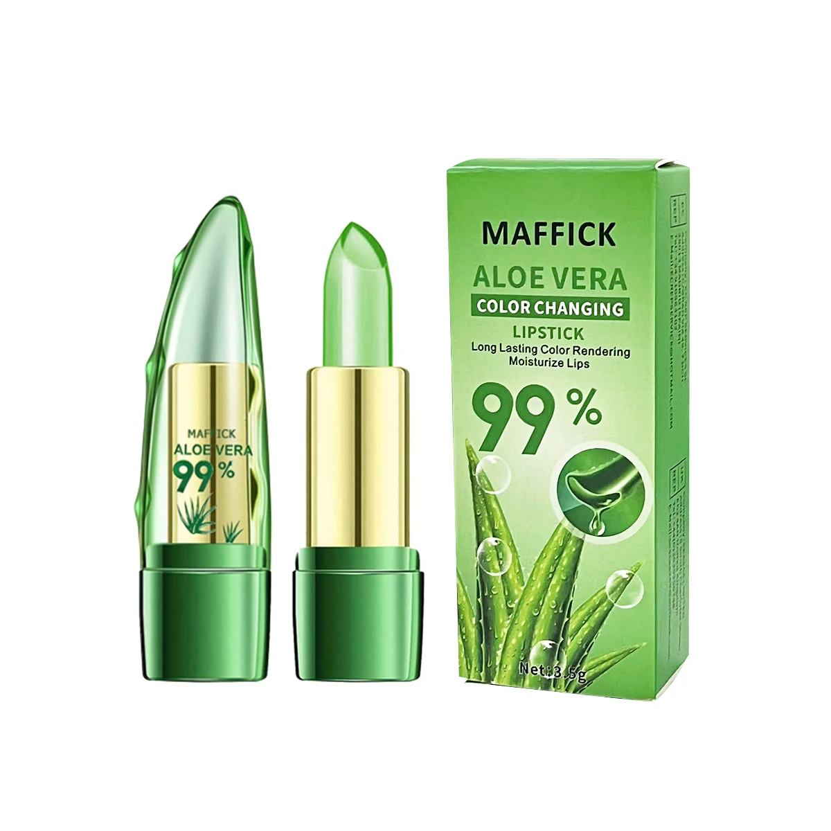 Aloe Vera Warm Change Lipstick for long-lasting lip protection,  moisturizing and color changing, magical color change - AliExpress 66