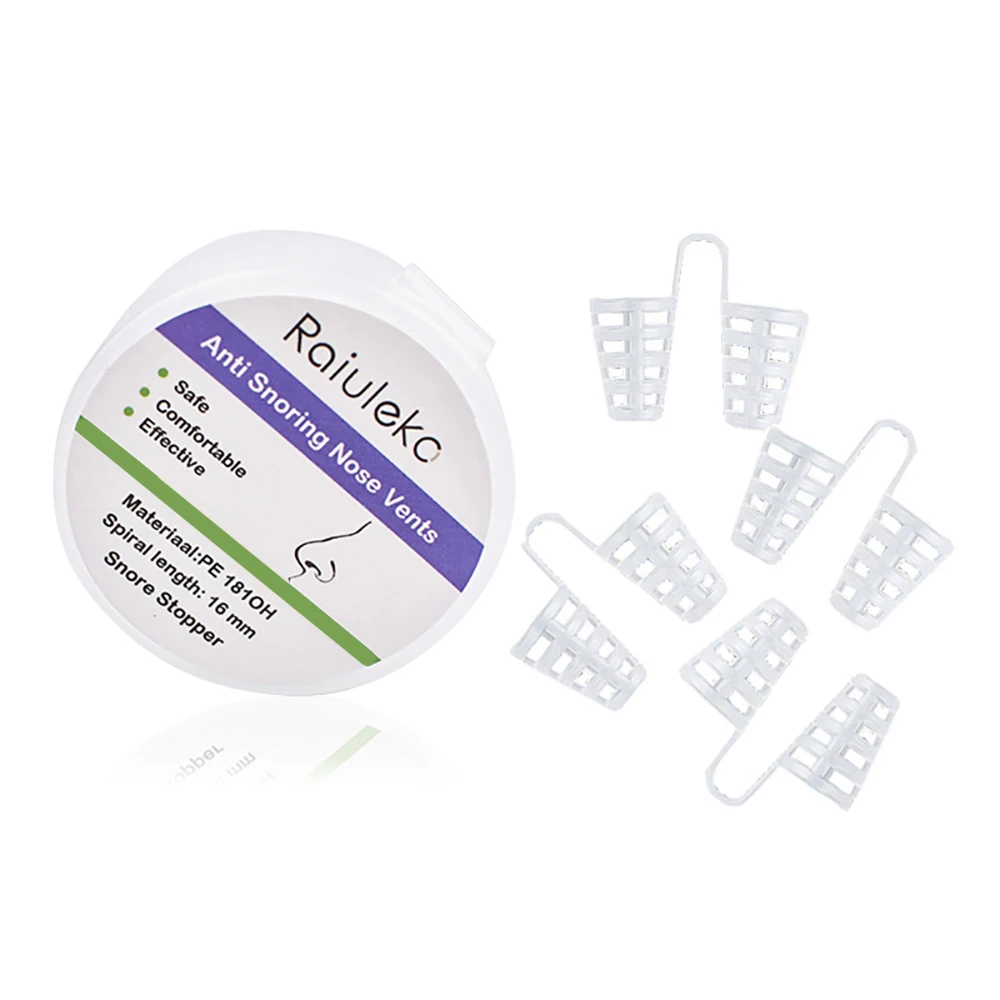 

4Pcs/Box Healthy Care Anti Snore Apnea Nose Clip Anti-Snoring Breathe Aid Stop Snore Device Sleeping Aid Equipment Stop Snoring
