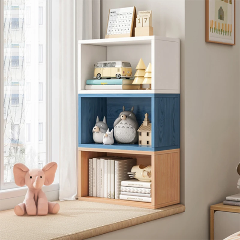 Mobile Decor Bookcase Desktop Combination Bedside Sideboards Bookshelf Locker Modern Etagere Rangement Minimalist Furniture Ｈｏｍｅ