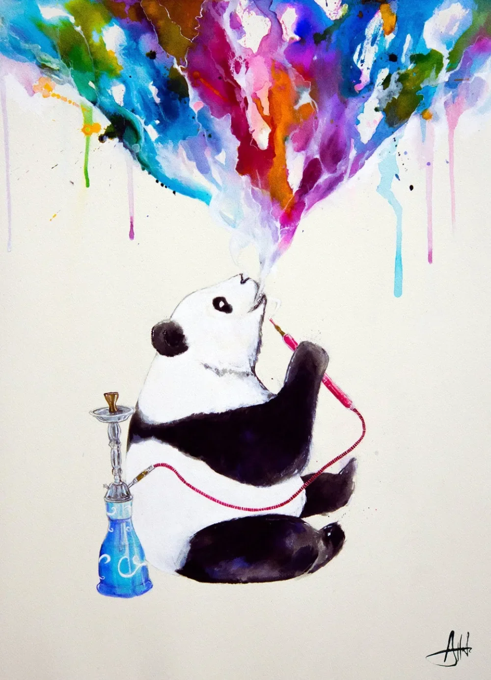 121 Home Decor Silk Art Poster Marc Allante WaterColour 3-Wall Art Home Decoration Gift