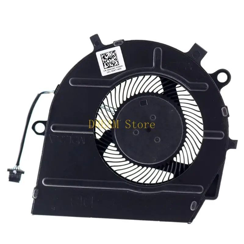 Internal Laptop Cooling Fan Replacement for 3510 3410 Series, Processor Service Part for Worn Fan Repair and Maintenance Use in