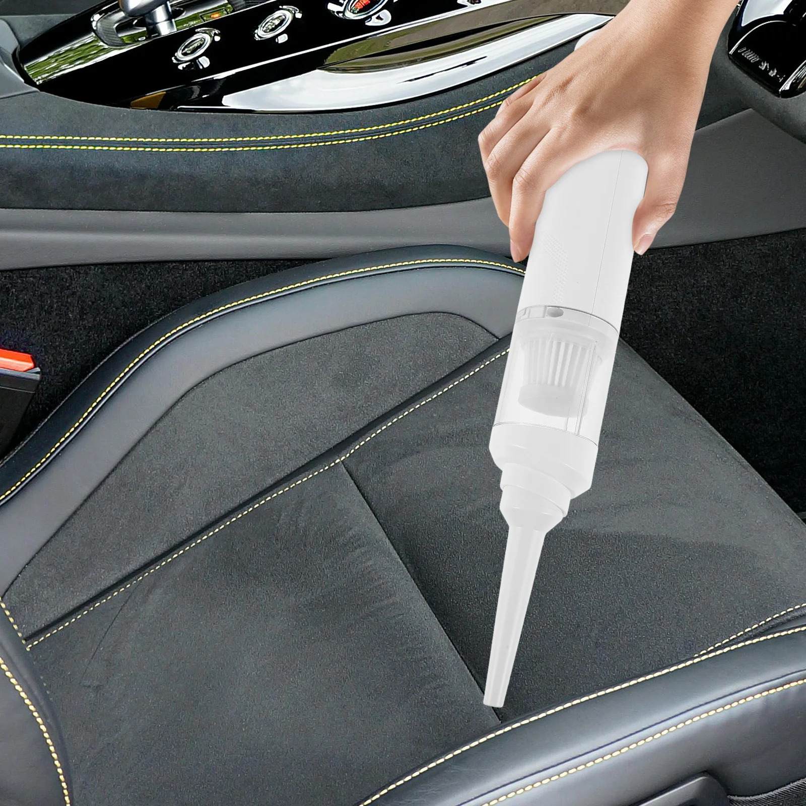 

Handheld Vacuum Cleaner Car Vacuums High Suction Power Detailing Bag Pump Seat Cleaners for Home