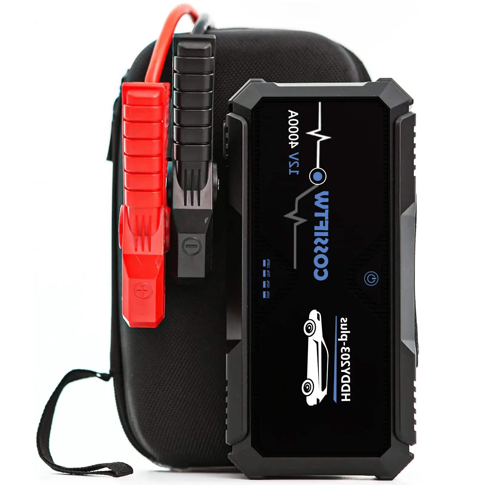 4000A Jump Starter 12V Booster EC8 Crocodile Clip Power Pack Type-C PD60W Two-way Super Fast Charging For laptop mobile phone