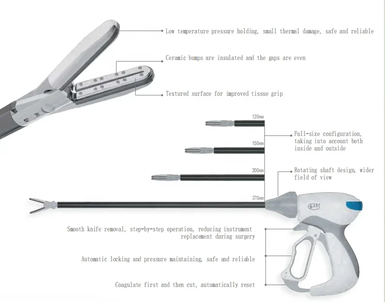 High-frequency 10mm Tissue Cut Ligasure Vessel Sealing Instrument For Hospital Use