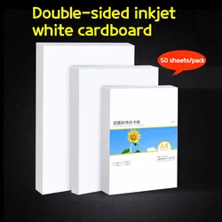 A4 White Cardboard Double-sided Matte Coated Paper 250g 300g Inkjet Printing Business Card Paper Print Shop Supplies