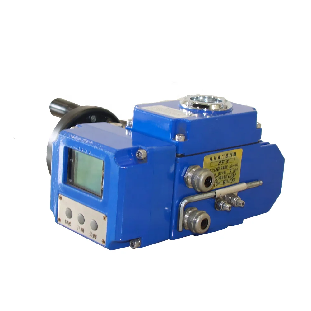 TLF DKV مشغل كهربائي ذكي مقاوم للانفجار 110 فولت 220 فولت 24 فولت ربع بدوره المحرك الكهربائي مع شاشة عرض LCD #1