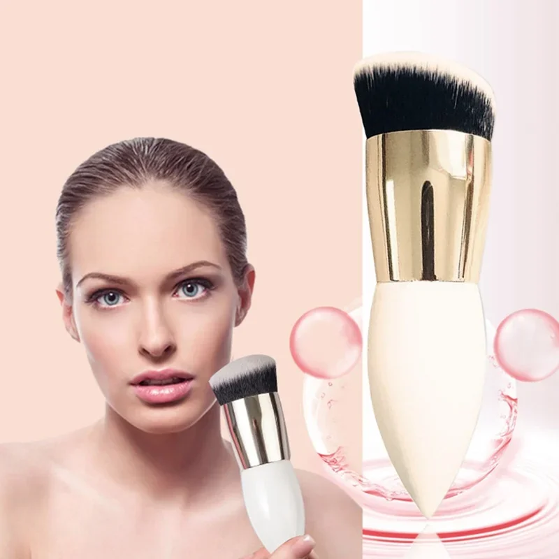 NEW Makeup Cosmetic Brushes Kabuki Contour Face Blush Brush Powder Foundation Tool