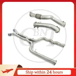 CBNT Equal Length MidPipe and Downpipe for BMW G87 M2 G80 M3 G82 M4 S58 3.0T Performance Exhaust System