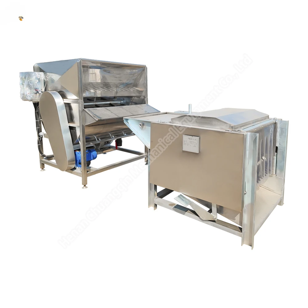 Chicken plucker and scalder poultry defeathering machine large chicken plucker machine picks