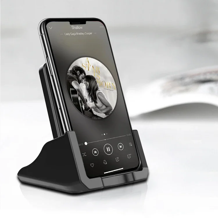 Universal 10W wireless charging pad mobile phone Desk QI Fast wireless charger stand