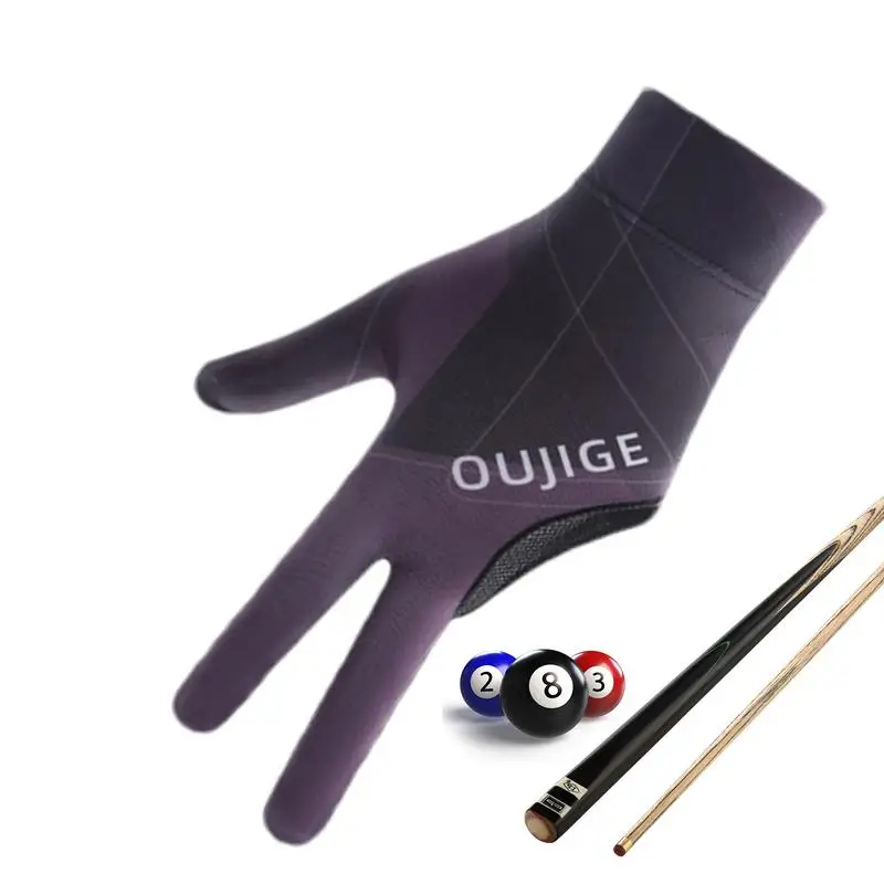 Cue Sports Gloves Soft Pool & Billiards Gloves Unisex Billiards Accessories Cue Action Gloves For Amateur Or Professional