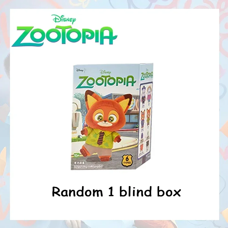 Echte Disney Zootopia vinyl blinde doos - schattig stripfiguur pluche tas hanger speelgoed, mysterie verrassing trendy cadeau voor fans