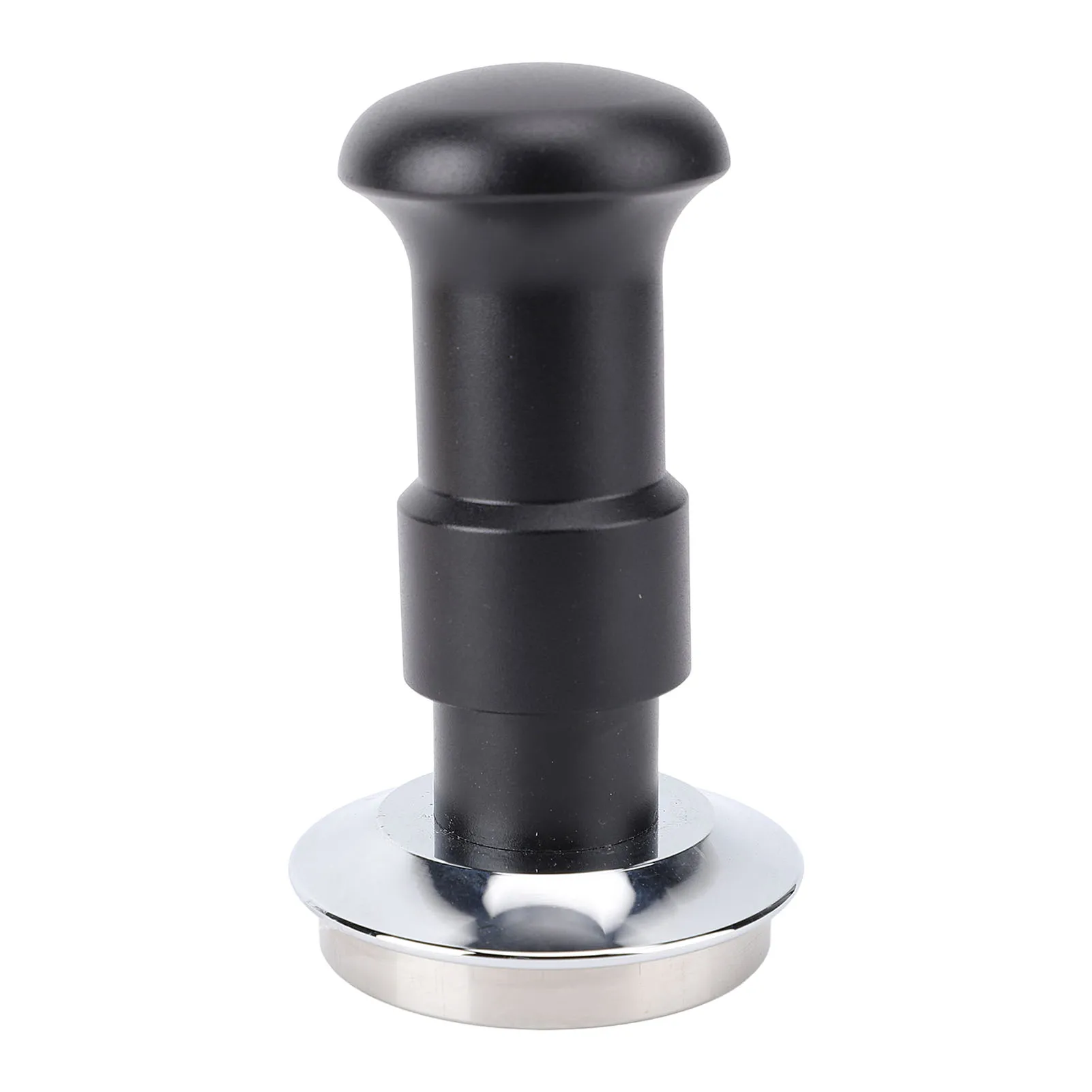 

Темпер для кофе, подпружиненный темпер, основание из нержавеющей стали постоянного давления для дома, черный темпер для кофе с постоянным давлением