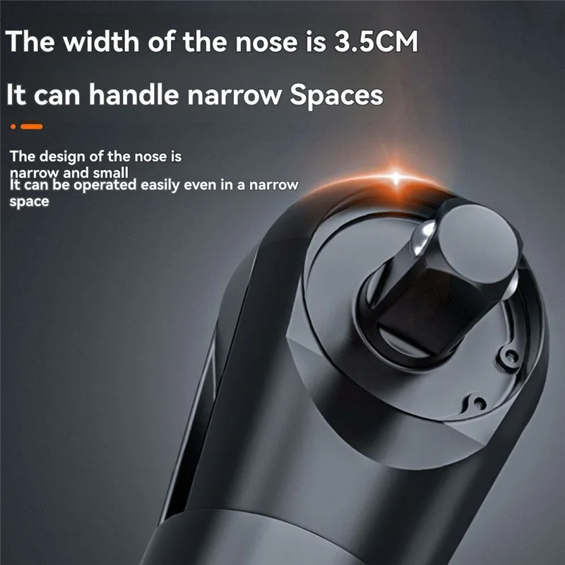 

A76X-200Nm High-Torque 90° Cordless Ratchet Wrench Set 3/8'' Angle Wrench With 12V Batteries EU Plug