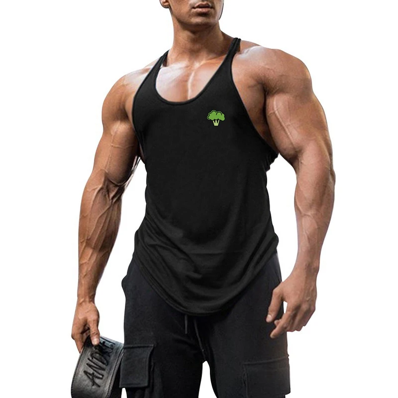 

Brand Quality Gym Clothing Y Back Bodybuilding Tank Top Men Fitness Singlet Sleeveless Shirt Cotton Muscle Undershirt Gyms Top