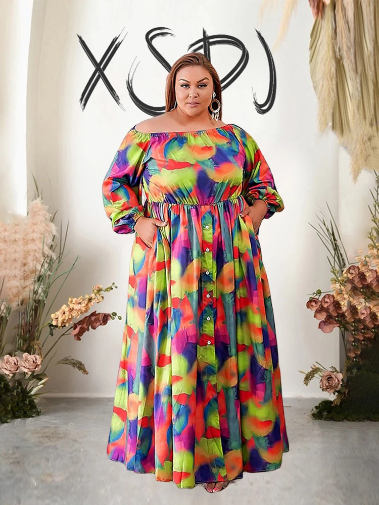 Vestidos Elegantes y hermosos para mujer, vestidos largos para mujer, vestido suelto ligero Sexy, talla grande, venta al por mayor, envío directo,