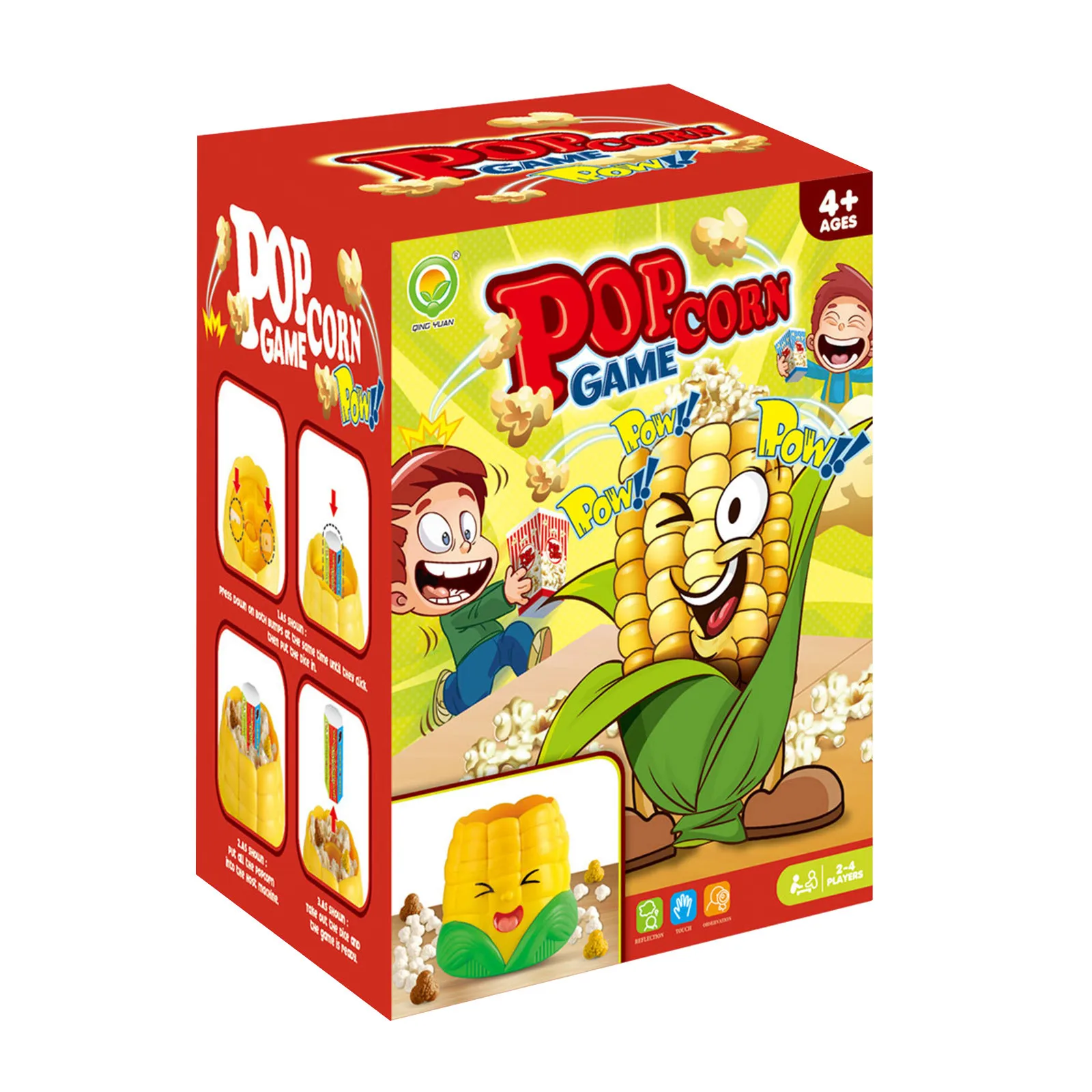 Kids Board Games For Family Night Party Games Who Get’s Most Popcorn Board Game For Adults And Kids 8-12, 2-4 Players