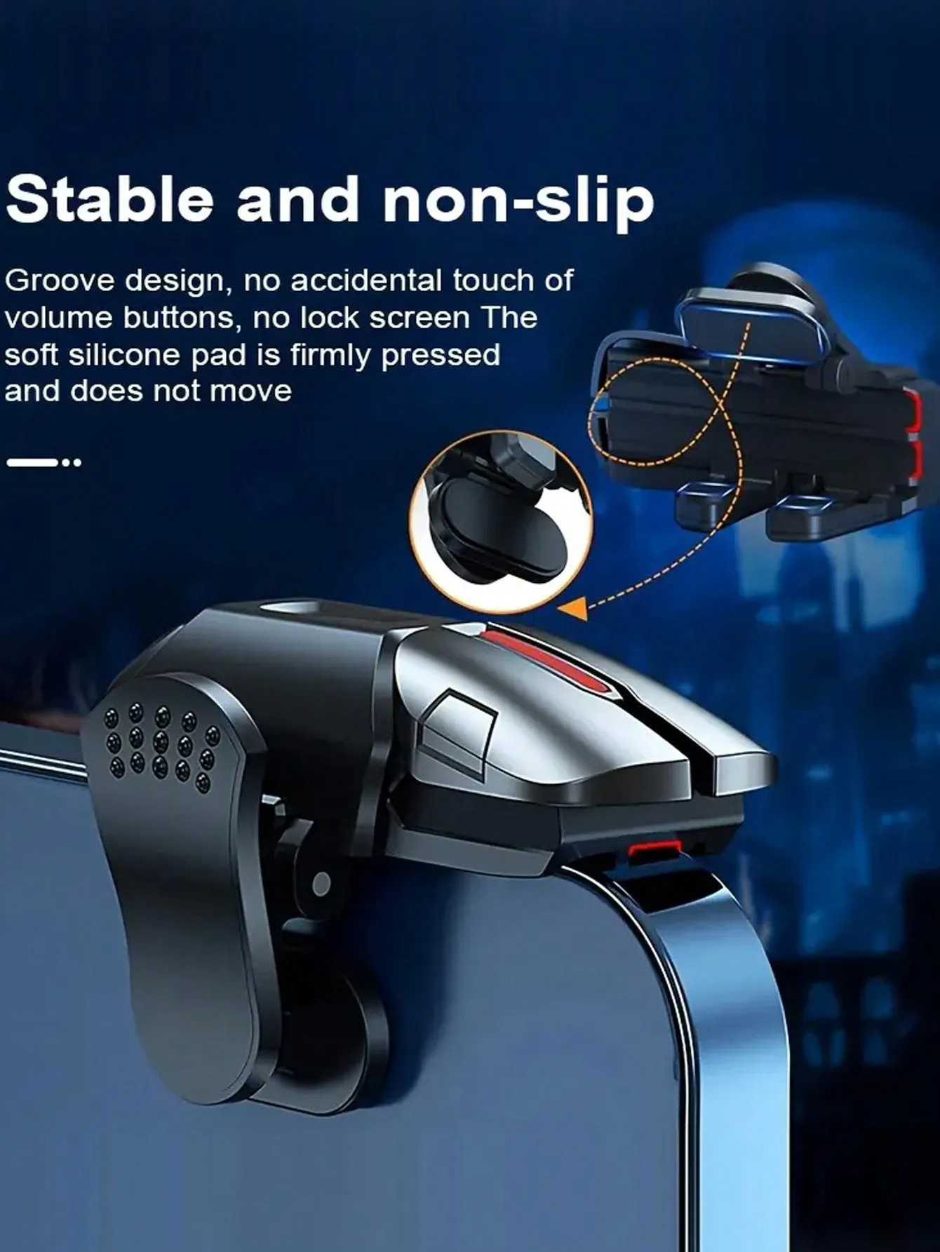 Un controlador de juego móvil multifuncional plegable 4 en 1 y un par de disparadores de controlador de juego móvil inteligentes: mejore usted