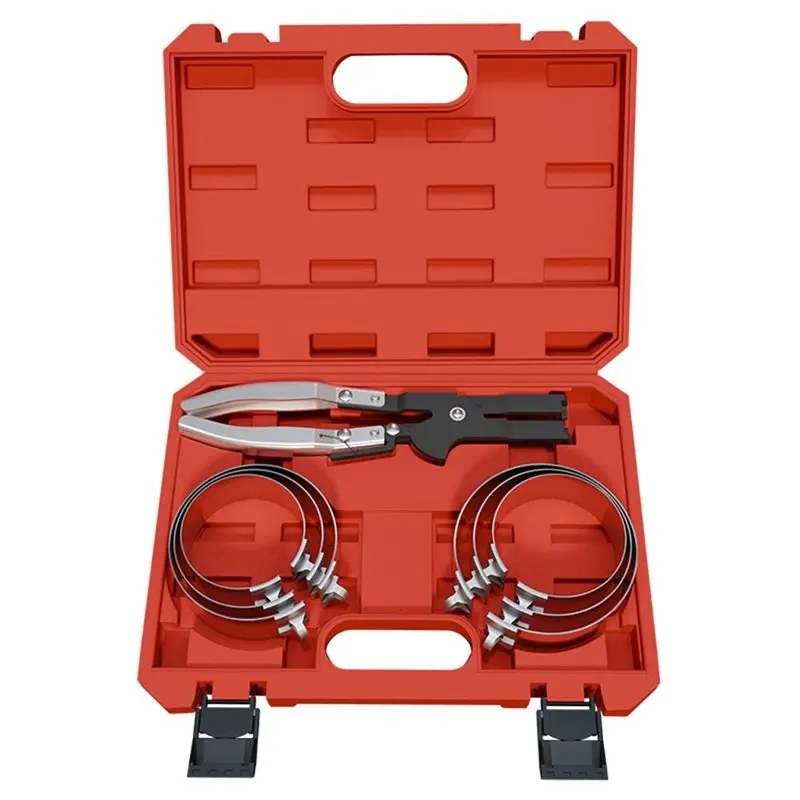 

Universal Fastener Clamp Cylinder Piston Ring Compressor Car Repair Tool Kit Automotive Disassembly Tools
