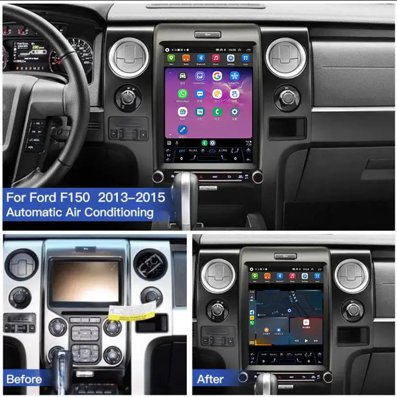 

Android 13 Car Radio For Ford F150 2013 2014 Carplay Auto Stereo Video Multimedia Player 12.1" Screen GPS Navi 4G WIFI Head Unit