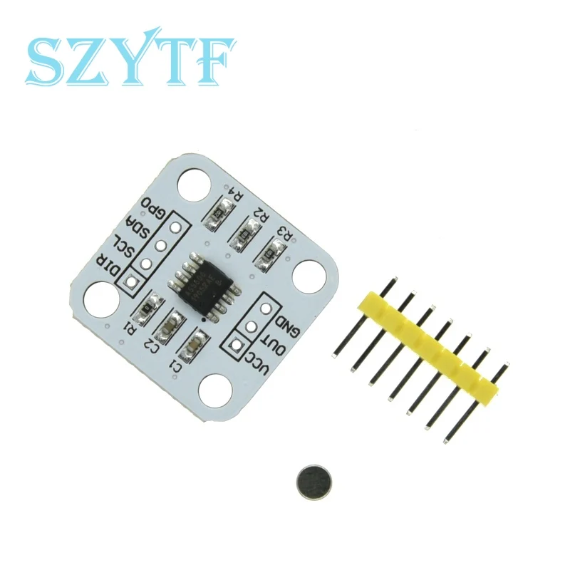 AS5600 Magnetic Encoder Magnetic Induction Angle Measurement Sensor Module 12bit High Precision