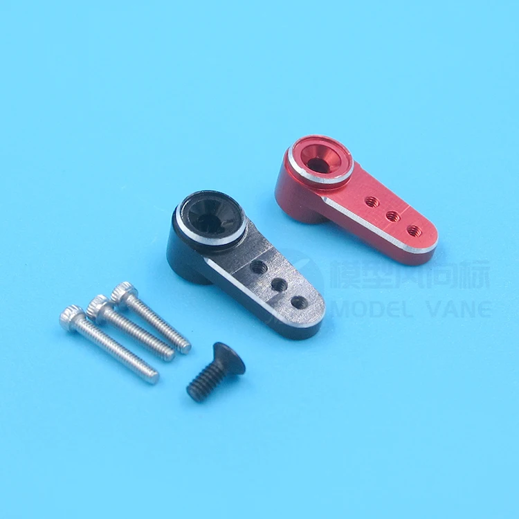 L17.5mm 15T All-metal Aluminum Alloy Mini Servo Horn Steering Arm for RC Motor EMAX ES08MA ES08MD