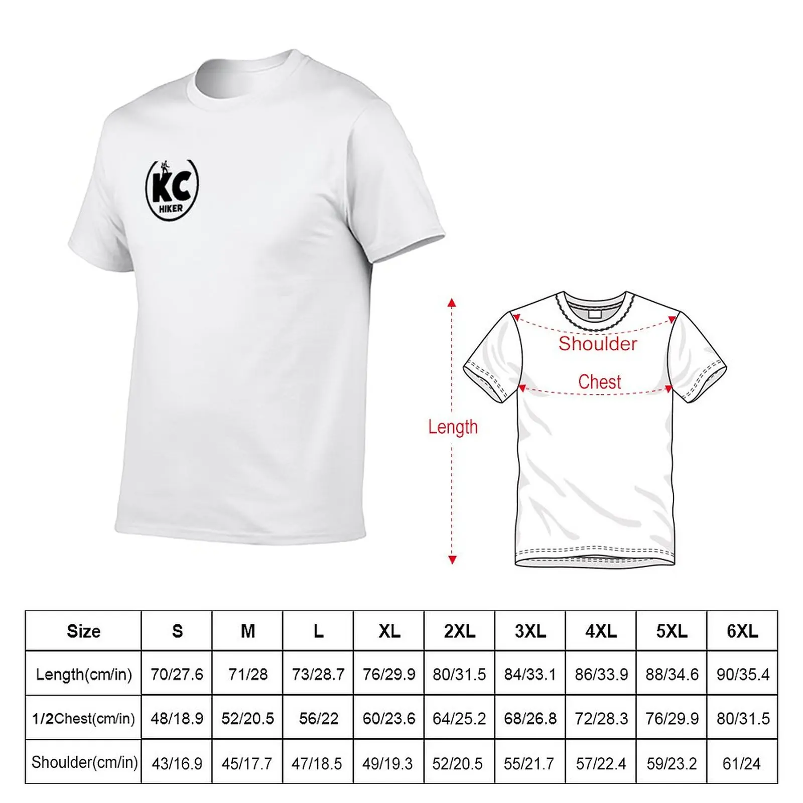 New KC Hiker Logo Black version T-Shirt funny t shirts T-shirt for a boy men clothes