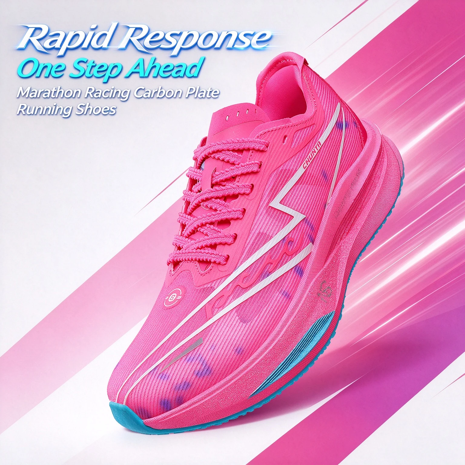 Carbon Fiber Board Women's Running Shoes Anti Slip and Shock-Absorbing Professional Marathon Men's and Chunta Sports Shoes