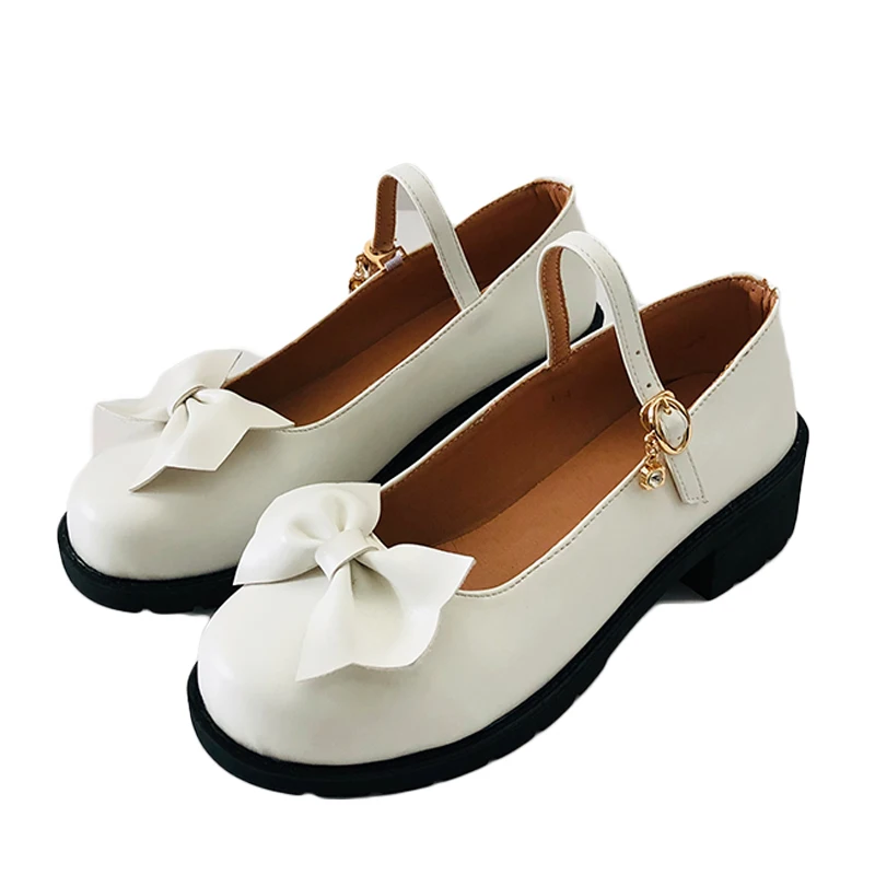 Anime Danganronpa Fujisaki Chihiro Cosplay Shoes Halloween Party Fujisaki Chihiro Cosplay Costume Prop Women Lolita Shoes