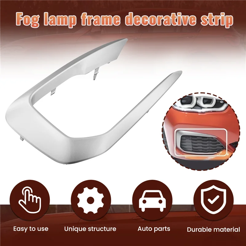 

Front Bumper Fog Lamp Frame Trim For BMW F20 F21 2014-2015 Front Bumper Grills With Trim-ABQF