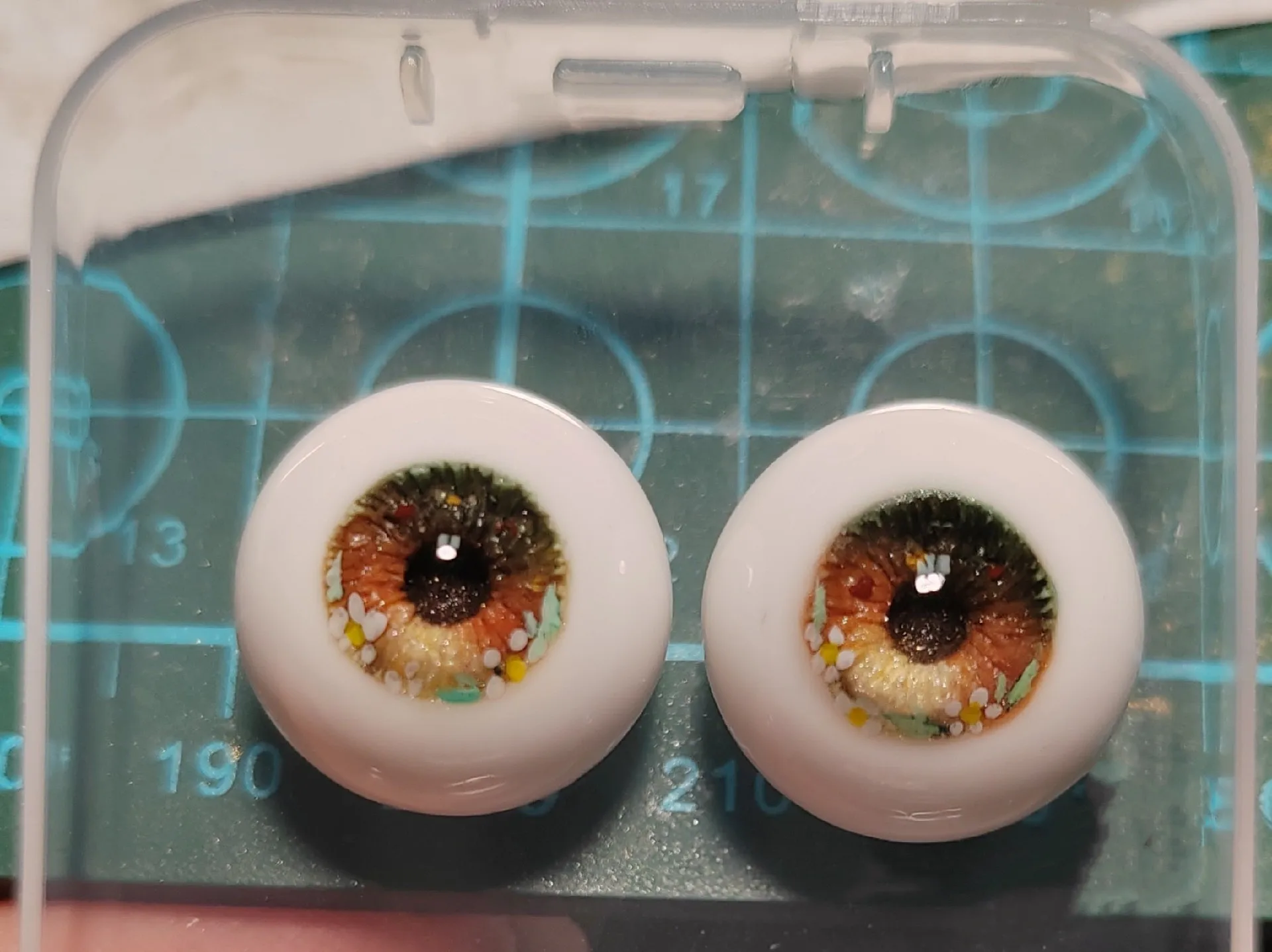 Handmade MDD MSD Doll Craft Eyes 12mm 14mm BJD Safety Eyeball 1 Pair