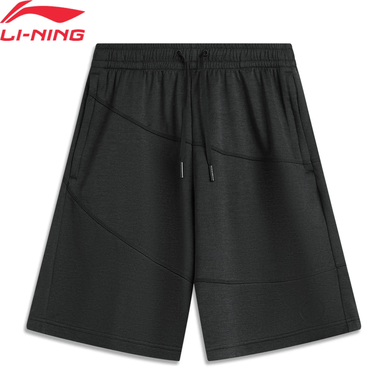 Li-Ning Men's Wade Knit Sports Shorts 100%Polyester Regular Fit Comfortable Zipper Pocket LiNing Leisure Bottom AKYV141
