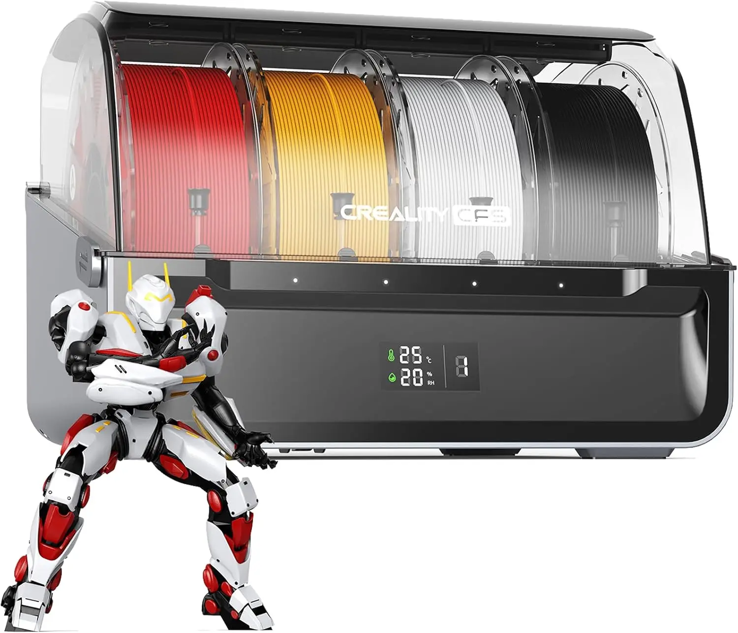 CFS Multi Color Auto Filament System Anti Moisture Filament Storage Auto Switch Run Out Alerts 4 Channel Parallel Printing 16 Co