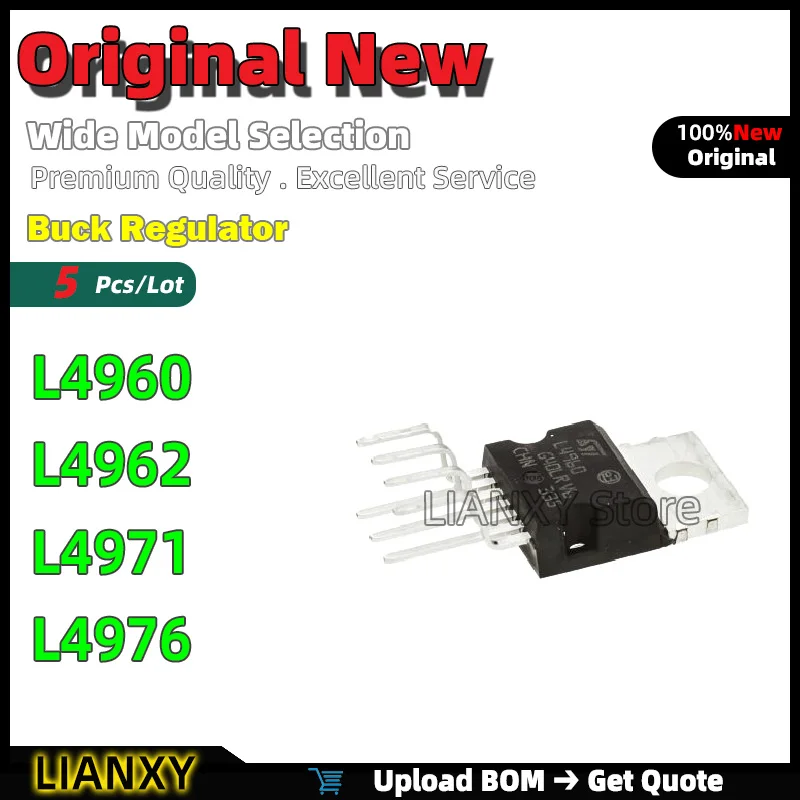 

5 шт. DIP-8 L4960 L4962 L4971 L4976 понижающий регулятор новый оригинальный