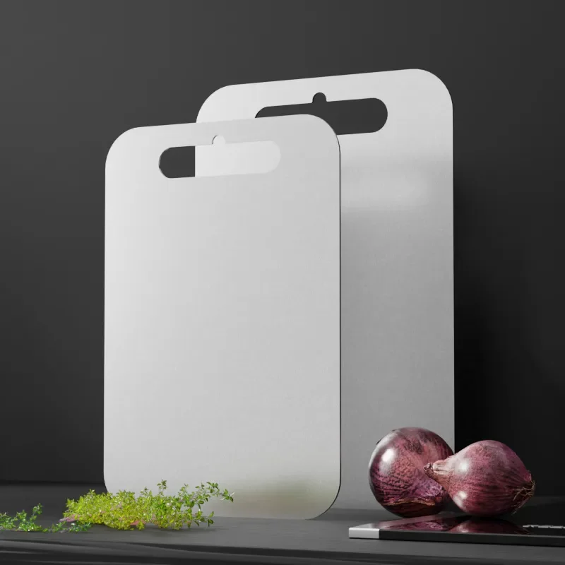 Pure titanium cutting board cutting board household fruit and vegetable chopping board thickened cutting   kitchen hanging