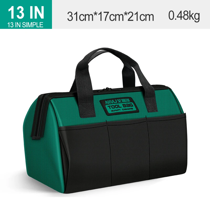 

New Tool Bag with Reflective Strip 1680D Oxford Cloth Electrician Bag Multi-Pocket Waterproof Anti-Fall Storage Bag Tool Pouch