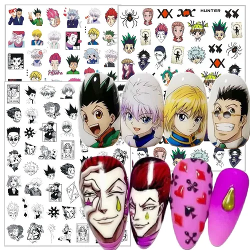 TSC-275 My Hero Academia, deeku,Midoriya Izuku,, Hunter Hunter pegatinas 3d para decoración de uñas