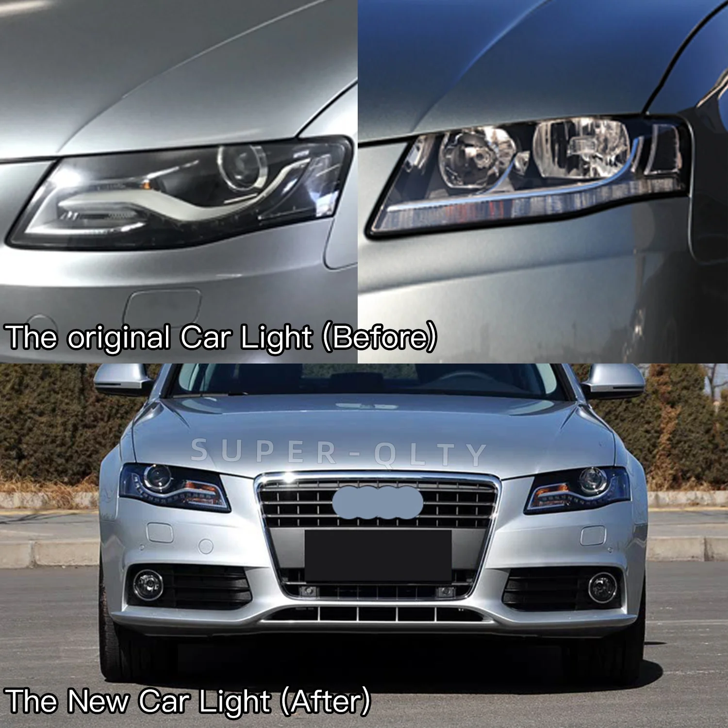 アウディ A4 2008-2012 (B8) アップグレード LED ヘッドライト プラグ