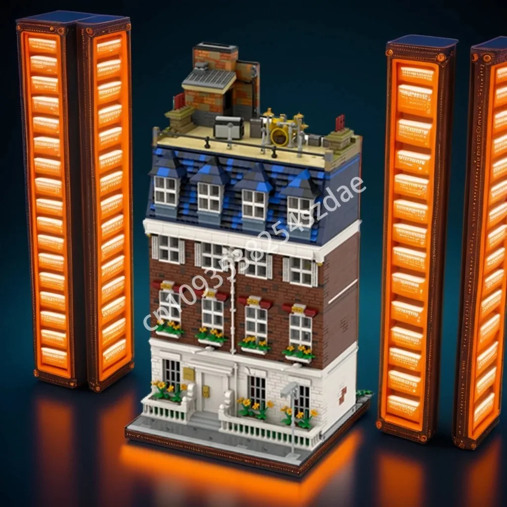 

4192pcs MOC The Beatles Rooftop Concert Modular Buildings Building Blocks Adult Logical thinking up Christmas toy Gift