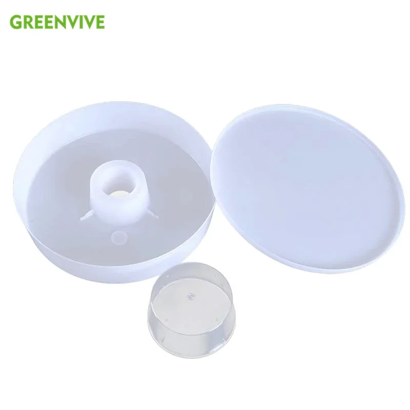 Rapid Bee Feeder Drinking Water Round Top Beehive Entrance Drinking Bowl Bee Feeders Watering Bee Drinker Tool Beekeeping Tools