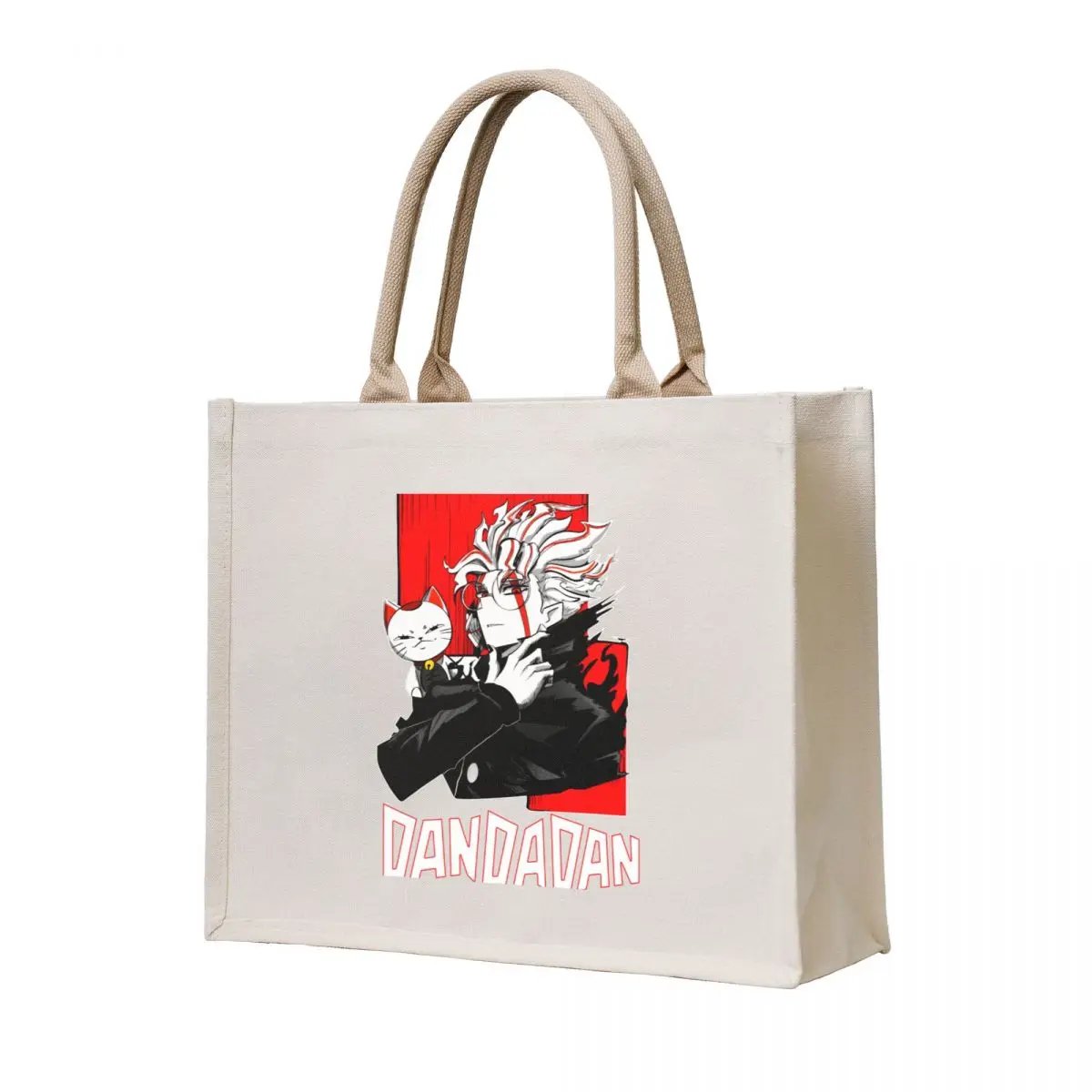 

dandadan cat Tote Bag reusable shopping bags Shopper bag shopper bags bags woman 2025