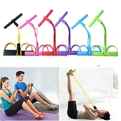 Fascia di resistenza del pedale espansore per Bodybuilding in lattice attrezzatura per esercizi tensione tirare Stretching corda Up Tummy Trimmer Yoga Sit