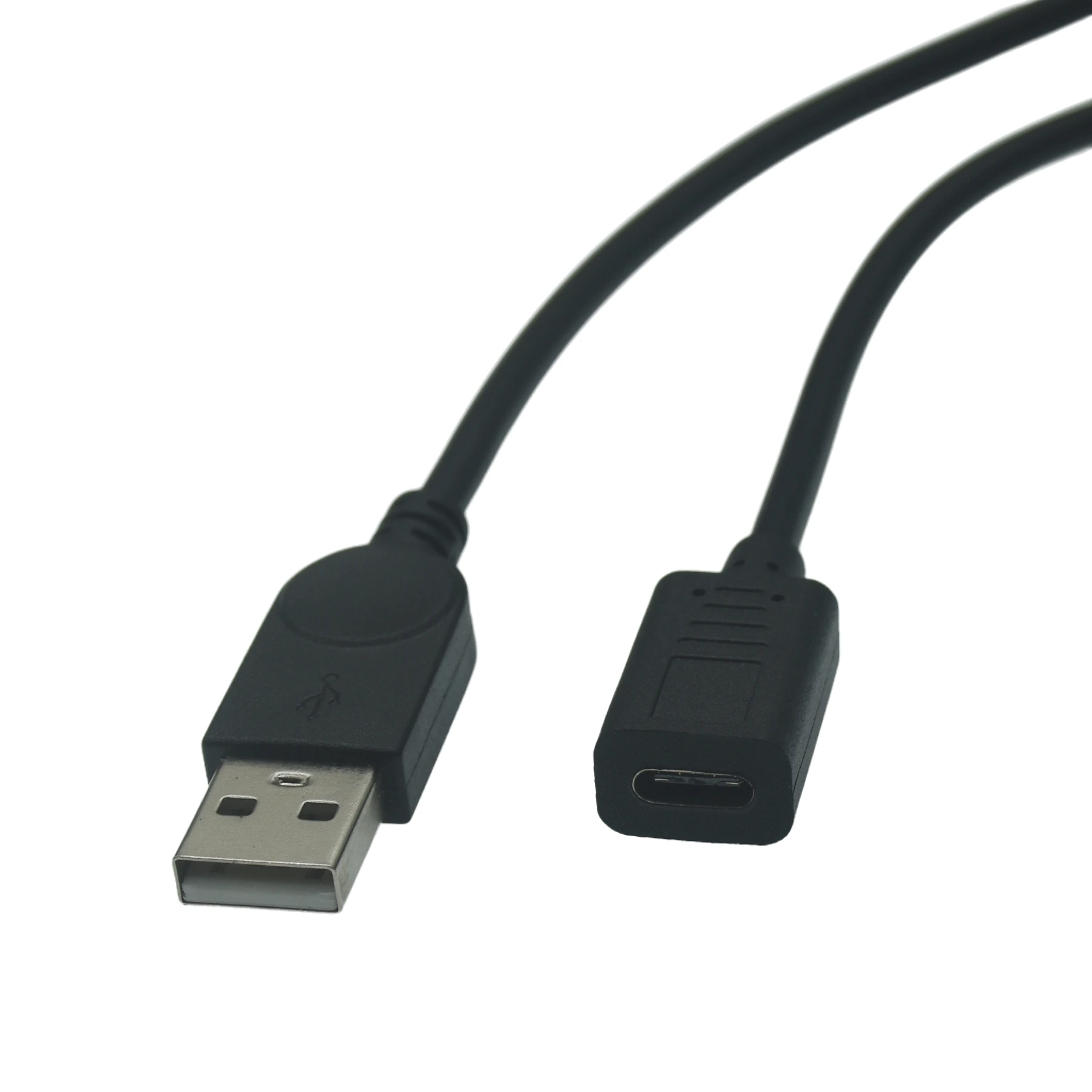 USB Type-A Male To Type-c USB-C Usb3.1 Mini Micro USB B Type 5pin Female Connector Charging Data Extension Cable 25cm