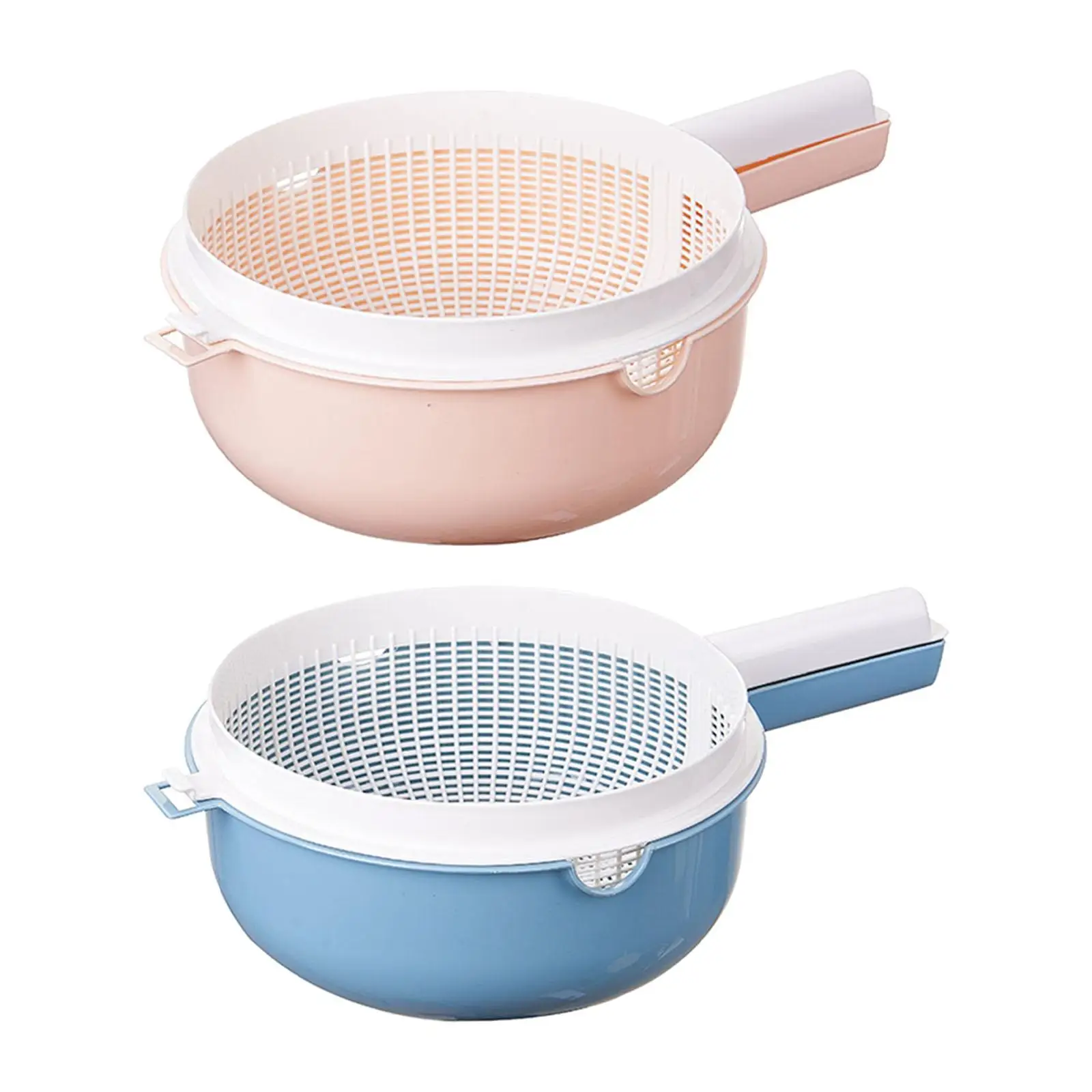 Kitchen Colander Bowl Sturdy Multifunctional Filter Use Thicken Material Fruit Cleaning Basin for Potato Salads Tomato Spaghetti