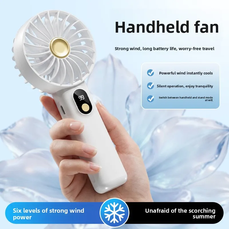 High-speed Usb Mini Fan, Rechargeable, Perfect for Students, Dorms, Kids' Gifts, Portable, Powerful Handheld Fan