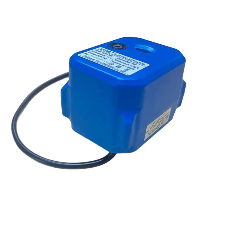 محرك تروس على الطراز الساخن 2025، مشغل كهربائي، لصمامات كروية UPVC/PVC، سلسلة TM0، DC9-36V ثلاثي الاتجاهات، التحكم الكهربائي العام OEM #3