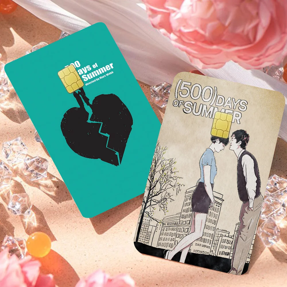 

500 дней летом аниме наклейка пленка кожный чехол для кредитной карты дебет банковская карта спереди